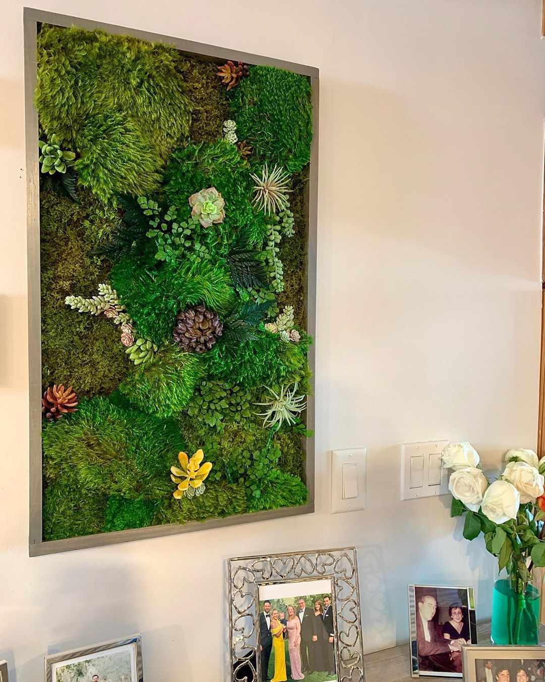 Wall Art with Plants